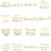 Olycraft Self Adhesive Brass Stickers DIY-OC0003-87G-1