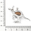 Natural Tiger Eye Pendants G-A176-A05-3