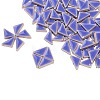 Triangle Porcelain Cabochons PW-WGD1E7C-12-1