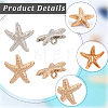 40Pcs 2 Colors Alloy Shank Buttons BUTT-CY0001-11-5