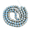 Baking Paint Glass Beads Strands DGLA-N008-10mm-06-3