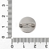 304 Stainless Steel Brooch Cabochon Settings X-STAS-E547-08J-P-4