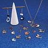 40Pcs 20 Styles Golden Alloy Enamel Pendant sgENAM-SZ0002-11-6