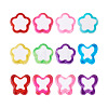 480Pcs 12 Style Transparent Acrylic Beads TACR-BT0001-04-1