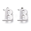Tarnish Resistant 304 Stainless Steel Charms STAS-H112-B-P-1