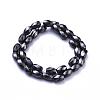 Magnetic Synthetic Hematite Beads Strands IM8x12mm602-2