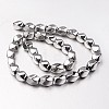 Electroplate Non-magnetic Synthetic Hematite Beads Strands G-F300-11B-01-2