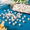 500Pcs 5 Styles Plating Acrylic Beads SACR-BY0001-03-6