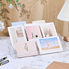 3-Tier Acrylic Organizer Display Riser Holder for Badges ODIS-WH0108-065B-2