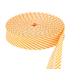 Polyester Stripe Pattern Ribbon OCOR-WH0078-541A-1