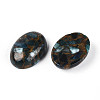 Dyed Synthetic Gemstone Cabochons G-T144-79B-2