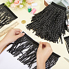 4.8Yards Velvet Tassel Fringe Trimming SRIB-GF0001-75A-3