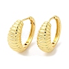 Rack Plating Brass Croissant Hoop Earrings for Women EJEW-D059-31G-1