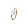 304 Stainless Steel and Shell Finger Rings WG7EF54-01-1