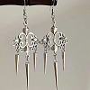 Punk Style Gothic Zinc Alloy Dangle Earrings FS-WGB2001-01-3