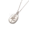925 Sterling Silver Pendant Necklaces NJEW-H209-10P-1