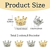 16Pcs 2 Colors Alloy European Beads MPDL-YW0001-09-2