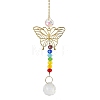 Alloy Hollow Butterfly Hanging Ornaments HJEW-Q012-03B-1