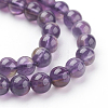 Natural Amethyst Beads Strands X-G-G099-4mm-1-3