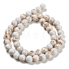 Assembled Synthetic Stone and Trochus Shell Beads Strands X-G-B128-08C-01-2