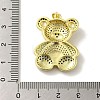 Brass Micro Pave Cubic Zirconia Pendants KK-Z042-30G-01-3