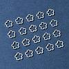 50Pcs Tibetan Style Alloy Bead Frame TIBEB-FS0001-10AS-7