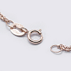 925 Sterling Silver Chain Necklaces STER-F039-60cm-16RG-2
