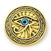 Eye of Ra Alloy & Plastic Brooch Pin JEWB-Z031-07AG-2