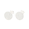304 Stainless Steel Stud Earring Findings STAS-O119-15C-S-1