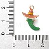 Alloy Enamel Pendants PALLOY-P314-02D-G02-3