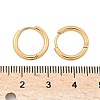 Ion Plating(IP) 304 Stainless Steel Huggie Hoop Earrings X-EJEW-F111A-14mm-G-3