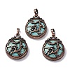 Synthetic Turquoise Pendants G-A241-02R-01-1