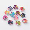 Spray Painted Resin Cabochons CRES-Q190-01-1
