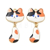 Printed Alloy Pendants ENAM-K076-45G-07-1