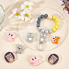 10Pcs 5 Style Food Grade Eco-Friendly Silicone Beads SIL-SC0001-11-5