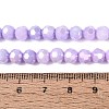 Anti-Tarnish Electroplate Glass Beads Strands EGLA-ZX010-6mm-08-6