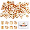 100Pcs Brass Spacer Beads KK-BBC0003-07-1