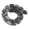Natural Botswana Agate Beads Strands G-P611-A01-02-3