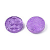 Spray Painted Transparent Resin Cabochons CRES-S302-64-A04-3