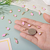 21Pcs 7 Styles Brass Enamel Charms KK-TA0003-19B-7