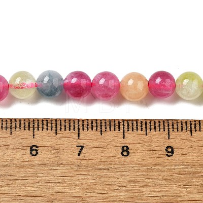 Dyed Natural Malaysia Jade Beads Strands G-G021-02A-18-1