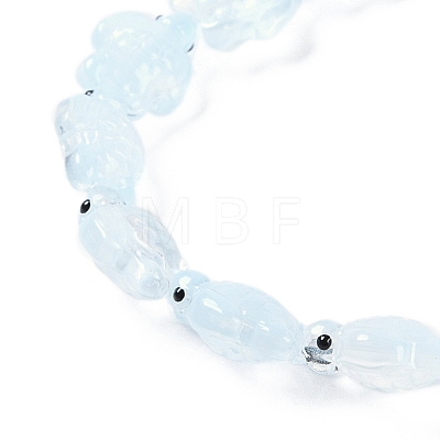 Transparent Glass Enamel Beads Strands GLAA-B021-06J-1