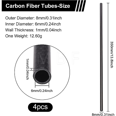 Carbon Fiber Tubes FIND-WH0003-34-1
