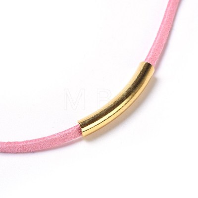 Adjustable Faux Suede Cord Necklaces NJEW-JN02353-1