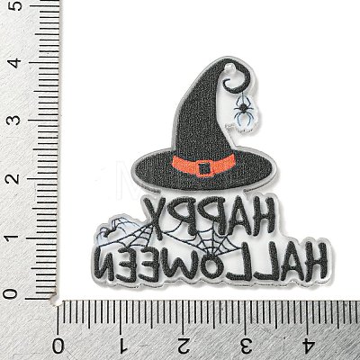 Halloween Themed Double-sided Printed Acrylic Pendants OACR-L017-02H-1