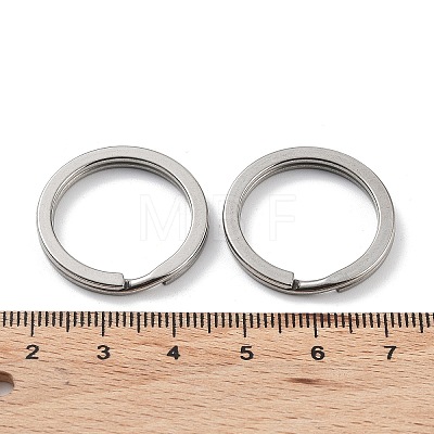 304 Stainless Steel Split Key Rings STAS-Q314-01A-P-1