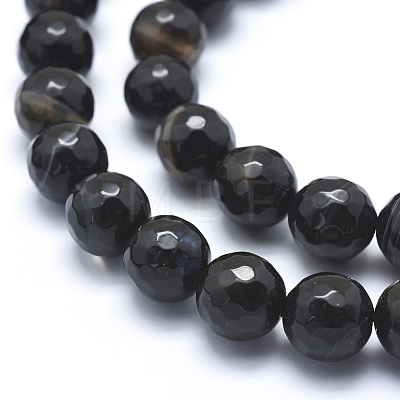 Natural Agate Beads G-J371-08-14mm-1