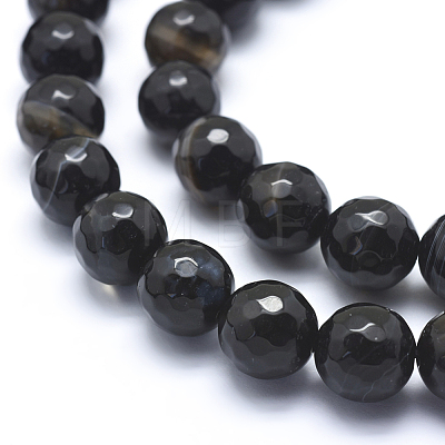 Natural Agate Beads G-J371-08-14mm-1