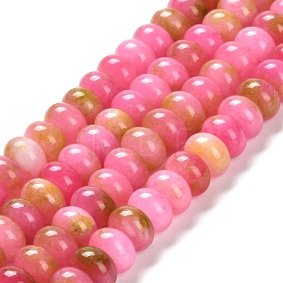 Dyed Natural White Jade Beads Strands G-G107-A02-01-1