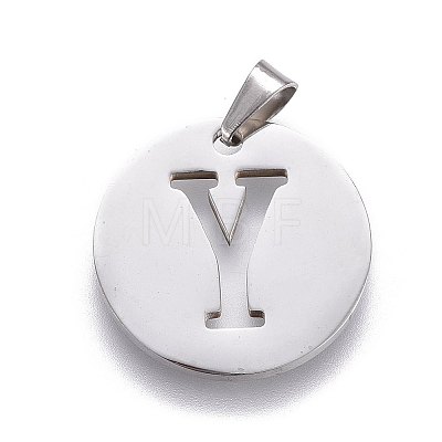 Non-Tarnish 201 Stainless Steel Pendants STAS-L221-33Y-1